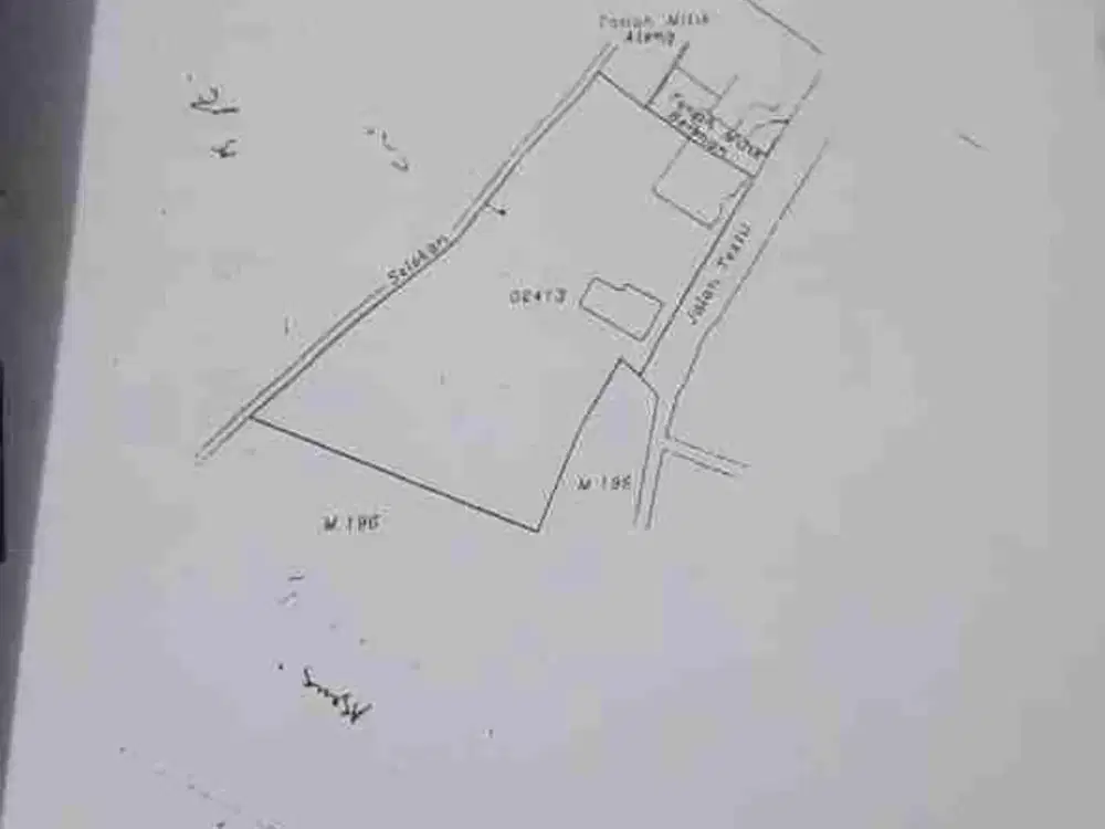 Tanah matang SHM jual harga NJOP
