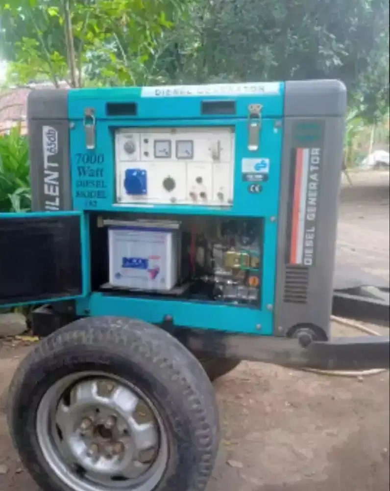 Ganset 7000watt 1phase silent