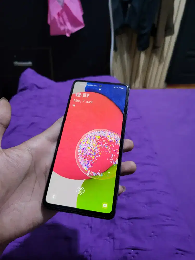 SAMSUNG A52 8/128 SEIN Layar ORI SuperAmoled sidik jari Layar PAMULANG