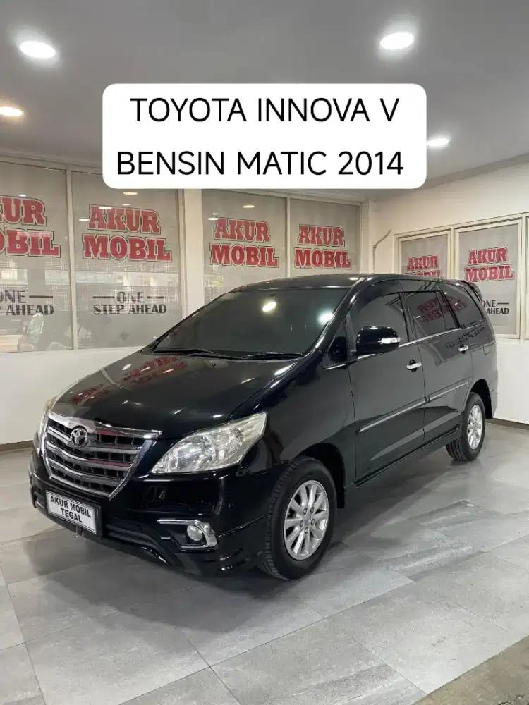 DP 35JT! KIJANG INNOVA 2.0 V LUXURY MATIC BENSIN 2014 HITAM SIAP PAKAI