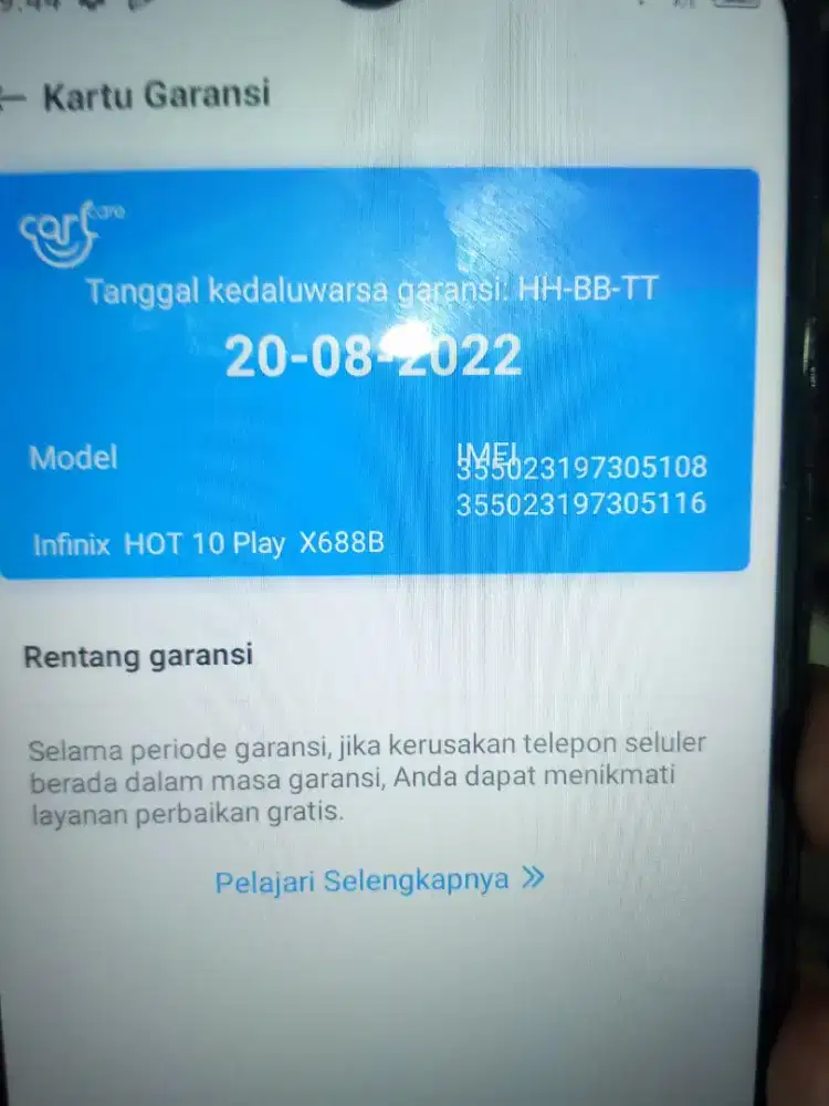 Infinix Hot 10 Play