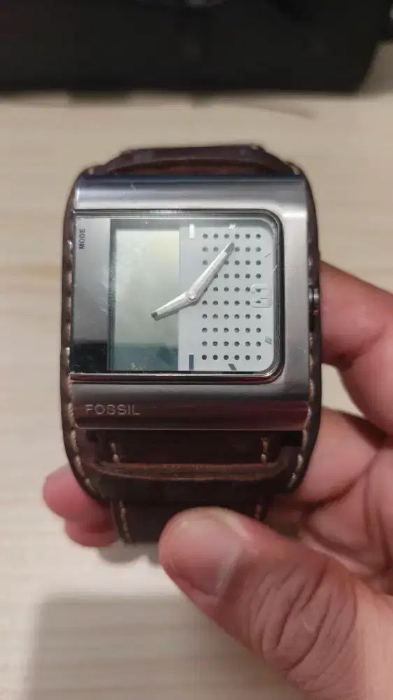 Fossil Big Tic Ana-Digi Cube (seri JR-8100 atau sejenisnya)