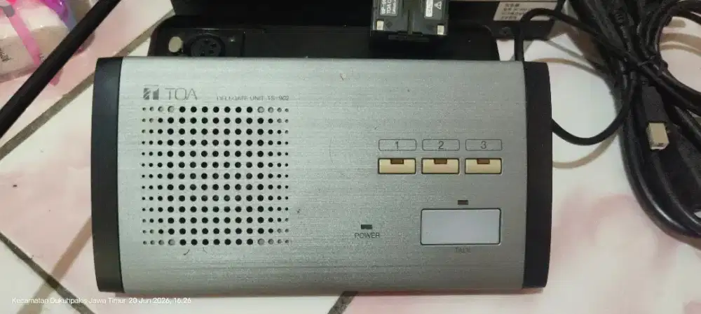 ICROPHONE duduk TOA Delegate unit TS-902