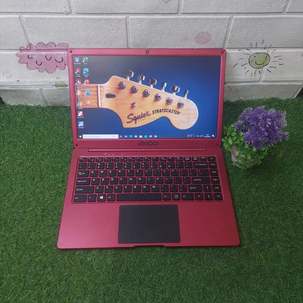 AXIOO MYBOOK 14E MERAH INTEL CELERON N4000 RAM 4GB SSD 256GB