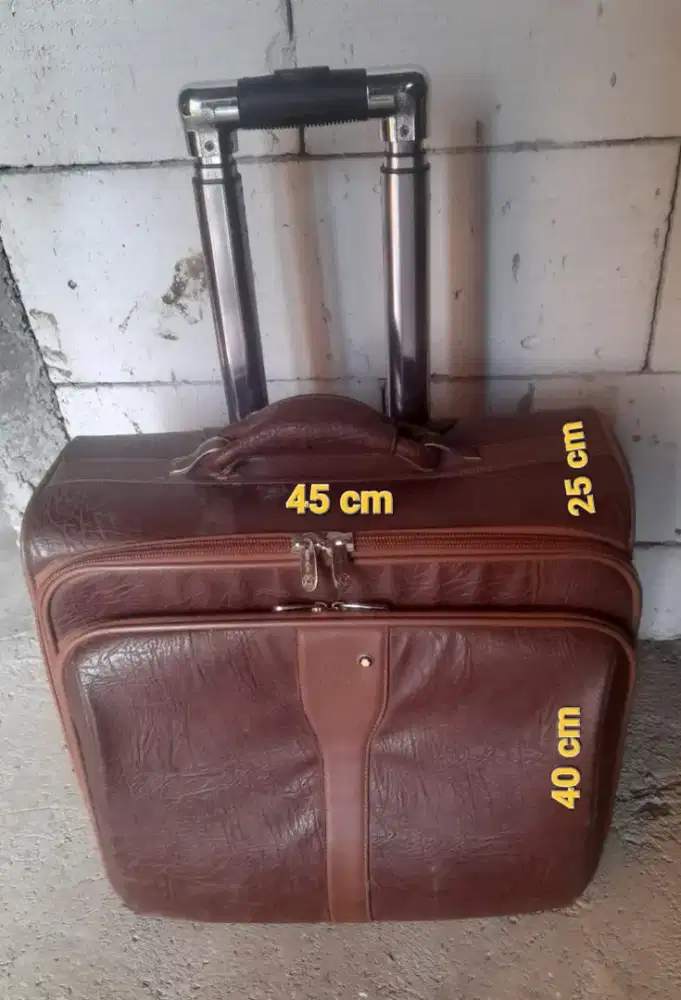 Tas Koper Kulit Import MONT BLANC Mulus Jarang Dipakai