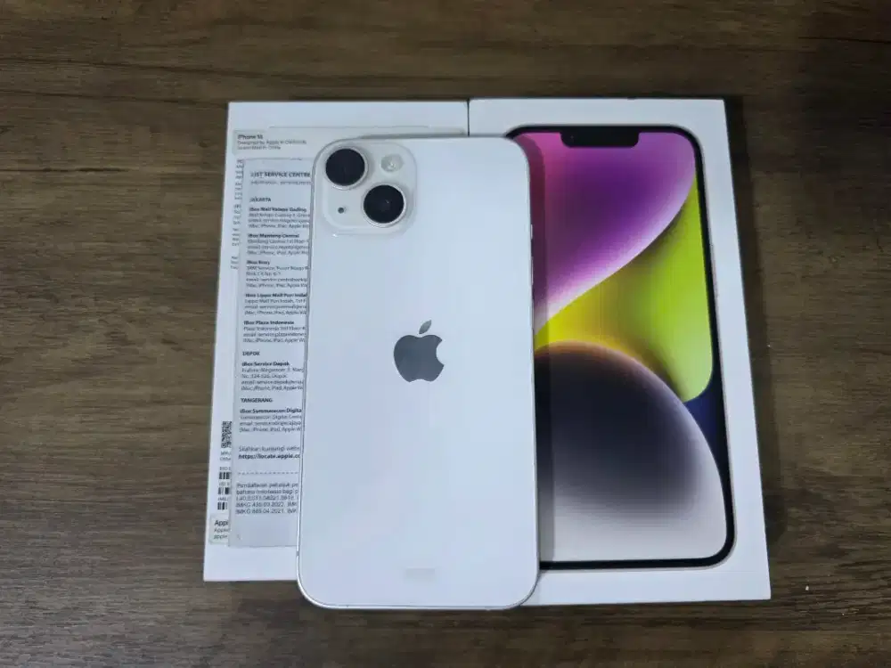 IPHONE 14 128GB RESMI IBIX FULSET MULUS NORMAL AMAN