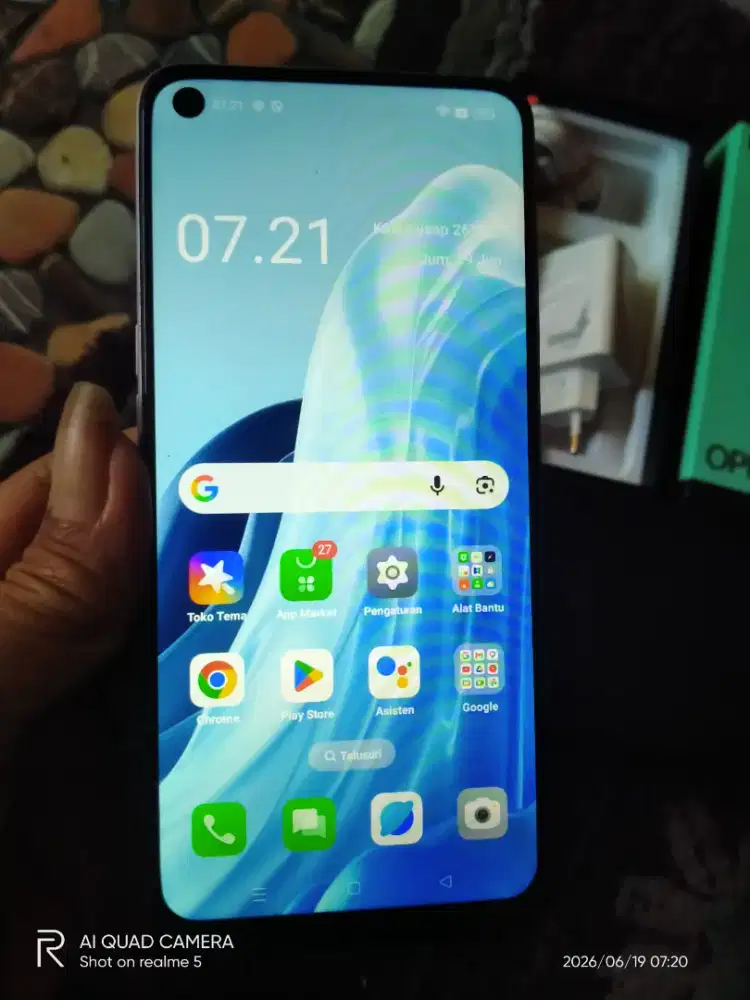 Oppo Reno 7 (8+8/256)lkp normal semua cuman FP off NFC PAS