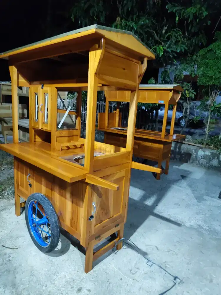 Jual Gerobak Angkringan, Bakso, Mie Ayam, Bubur, Sate, Soto, Pecel dll