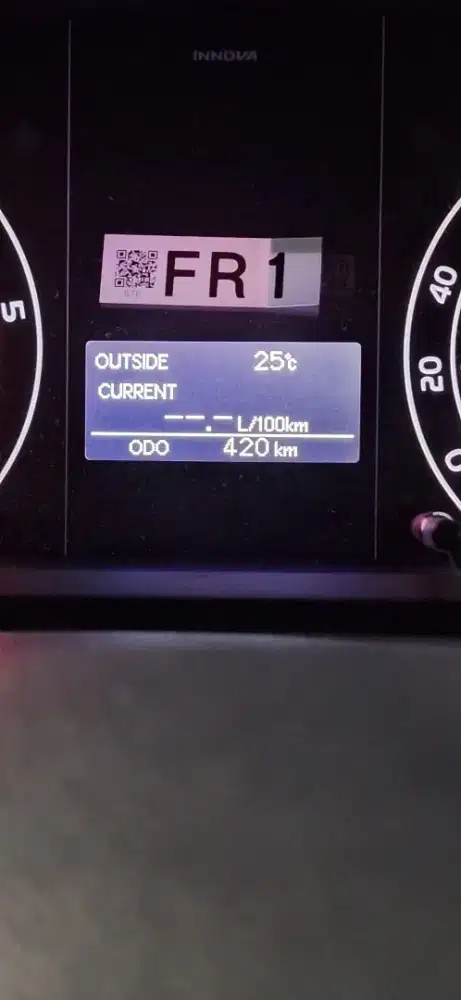 Innova diesel Odo Meter Sangat Rendah