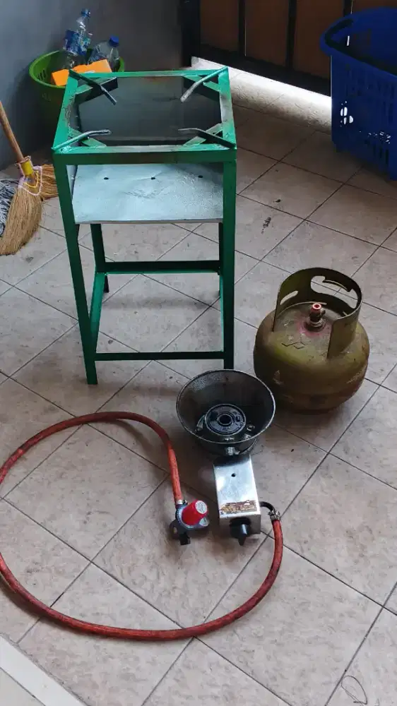Meja kompor, kompor blower & gas