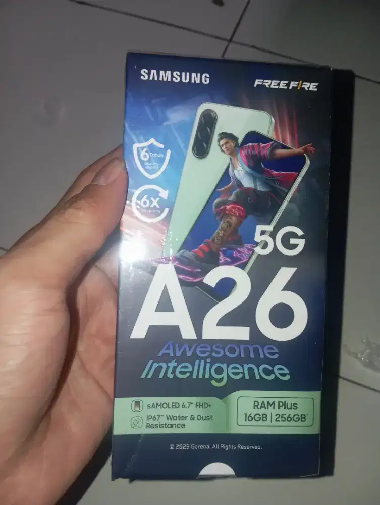 Samsung galaxy a26 5g ram 8+8 / 256