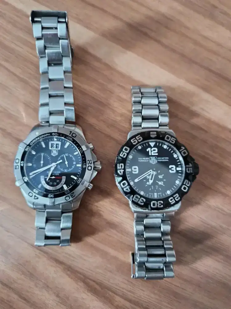 Arloji Tag Heuer 100% dijamin asli, koleksi pribadi, khusus penggemar