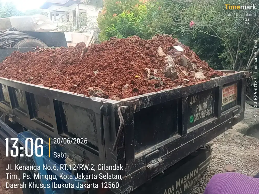 Jasa buang puing dan angkut sampah
