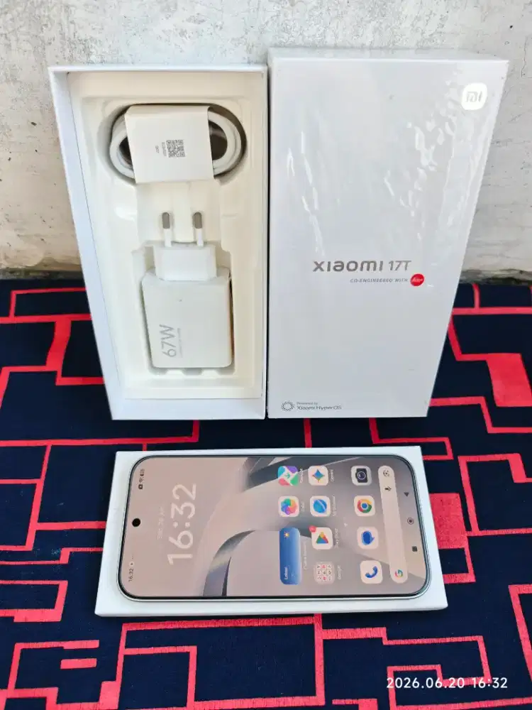 Xiaomi 17T 12/256 Fullset ori segel mulus pmkian sgkt saja