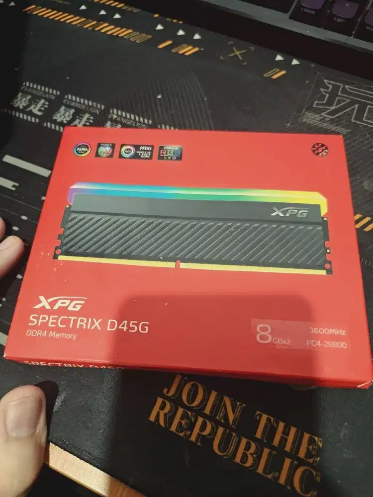 16GB (2x8GB) XPG Spectrix D45G DDR4 3600MHz RGB - Good Condition