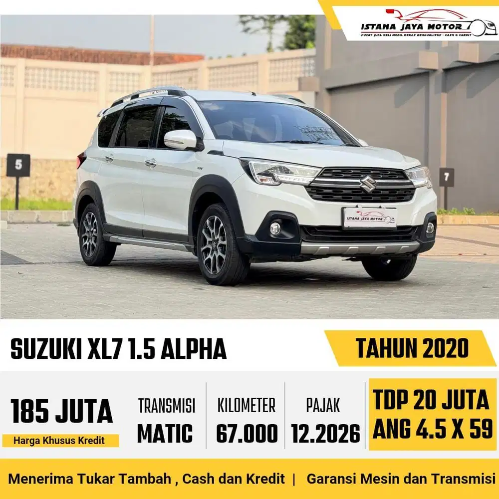 LOW KM !! Suzuki XL7 Alpha 1.5 Automatic 2020 Putih
