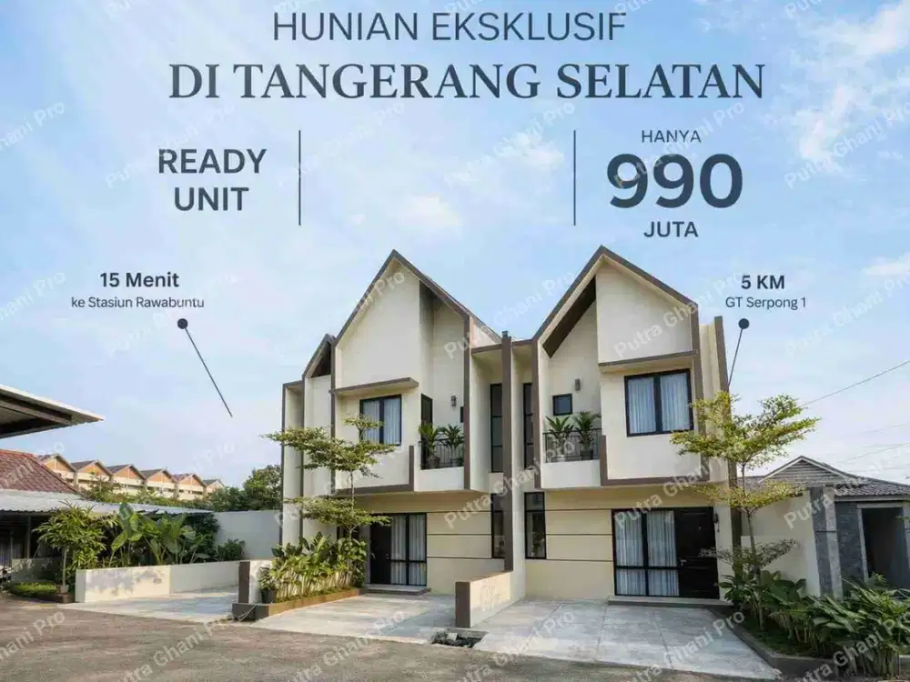 Tanah Besar Tanpa DP dekat Ke Kantor Walikota Tangsel
