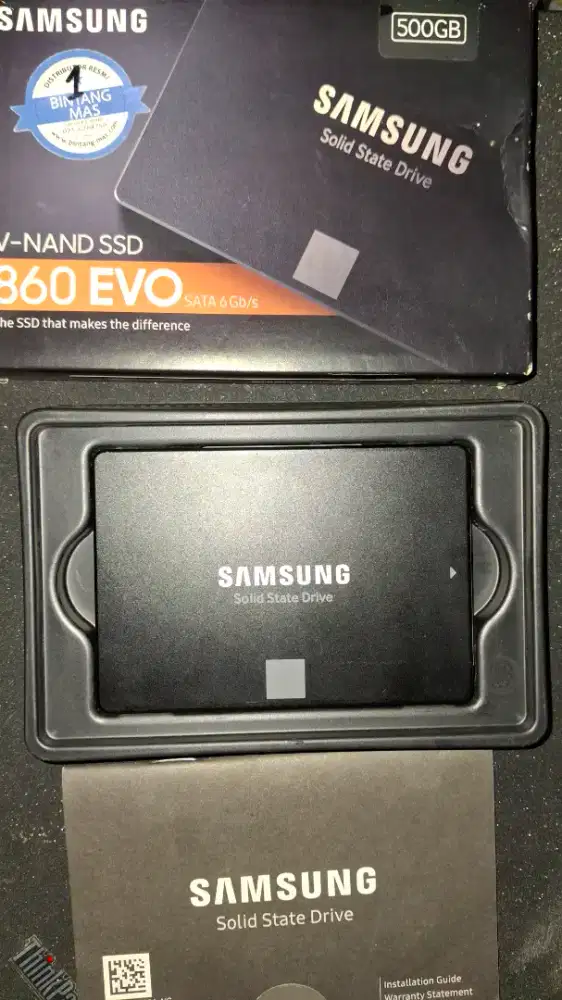 Samsung SSD 860 EVO Bekas good Health