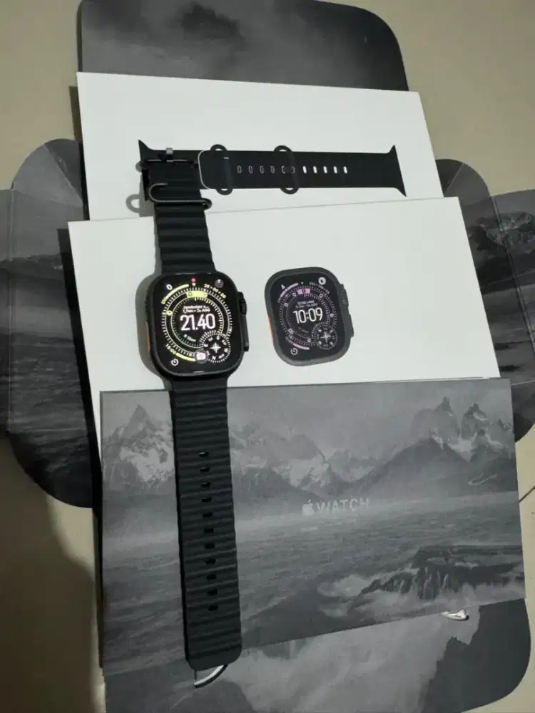 Apple watch ultra gen 3 ibox black titanium ocean band
