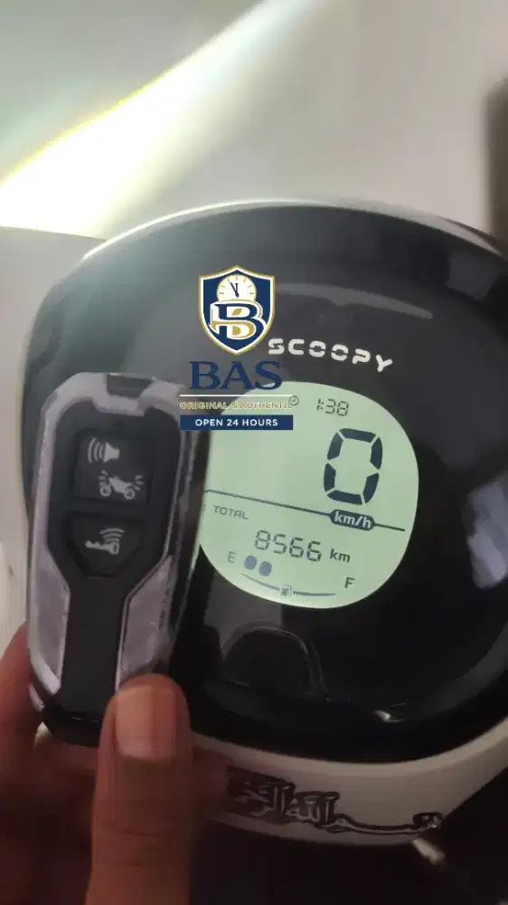 Scoopy Prestige 2025 Keyless Putih Matte - KM 8rb Low Istimewa Tgn 1