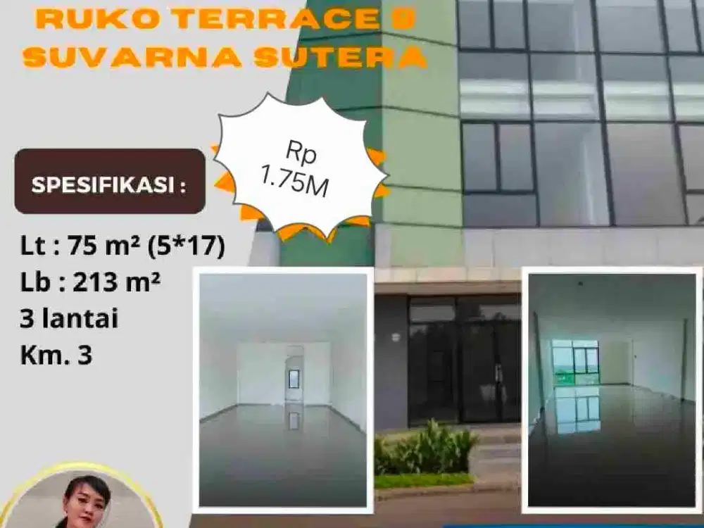 Murah Ruko Siap Pakai Terrace 9 Suvarna Sutera Tangerang