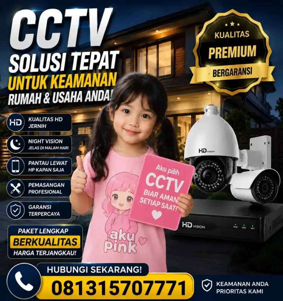 PROMO CAMERA CCTV MURAH FREE PEMASANGAN