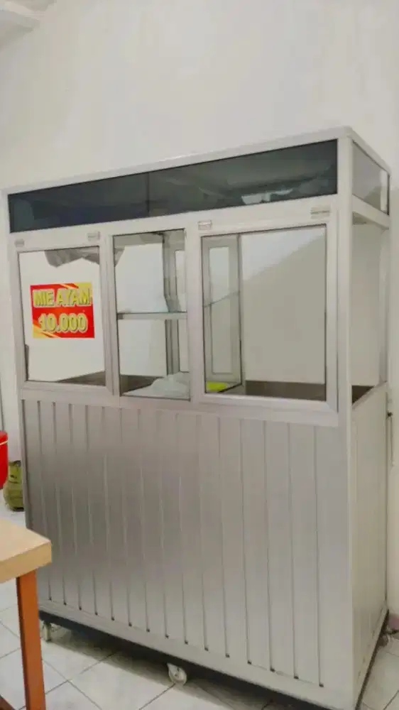 Gerobak Bakso dan Mie Ayam Full stainless Tinggal Pakai