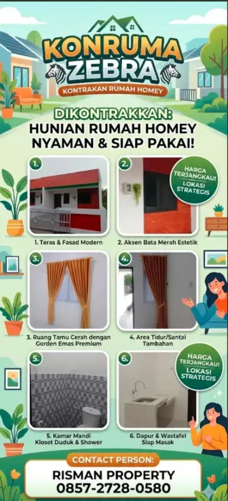 Disewakan Rumah Honey Murah
