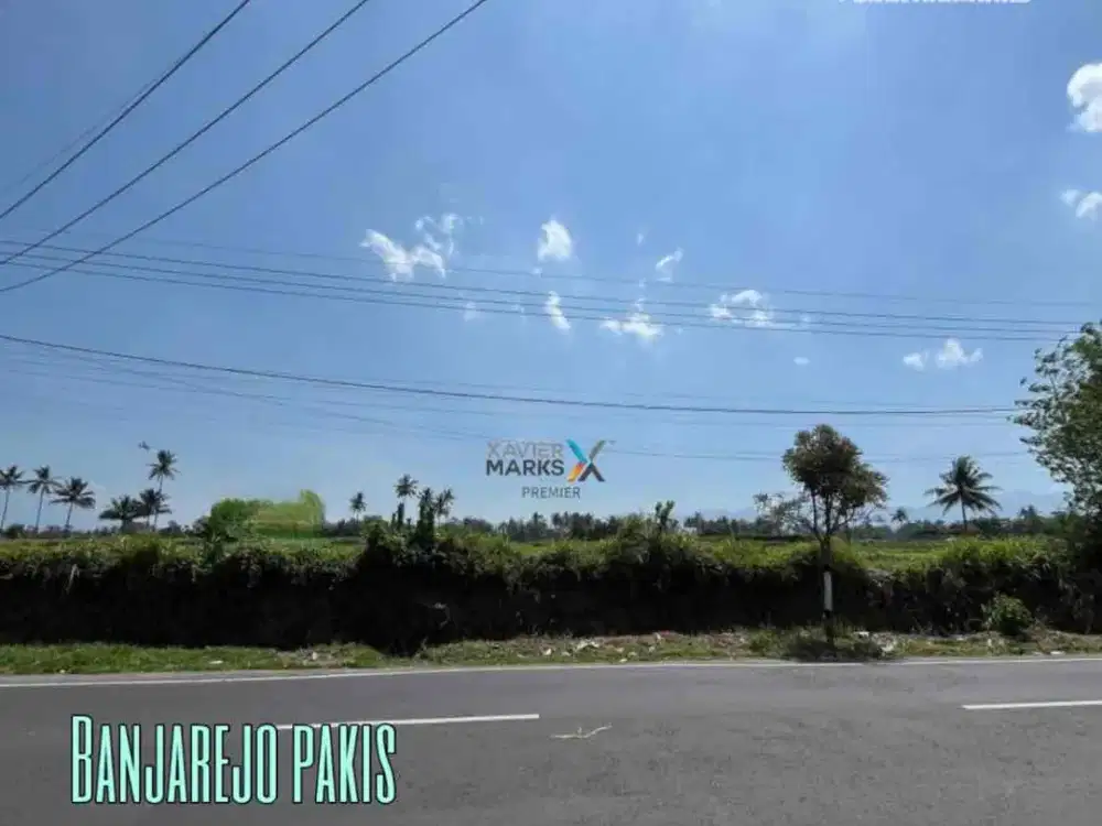 Jual Murah Tanah pertanian di poros jalan Banjarejo Pakis Malang