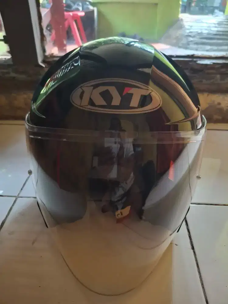 KYT TTR JET Black glossy size S