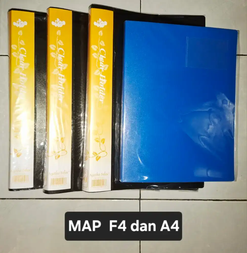 PROMO MAP FILE SIZE F4 (3 PCS) + A4 (1 PCS)