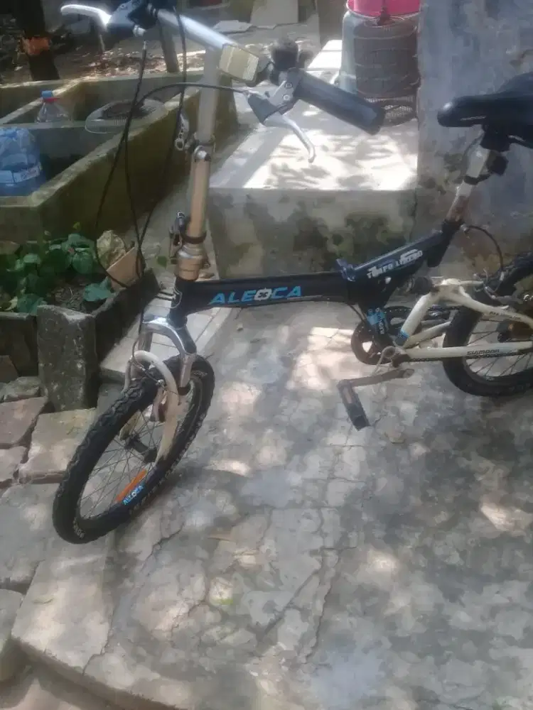 Sepeda lipat aleoca shimano