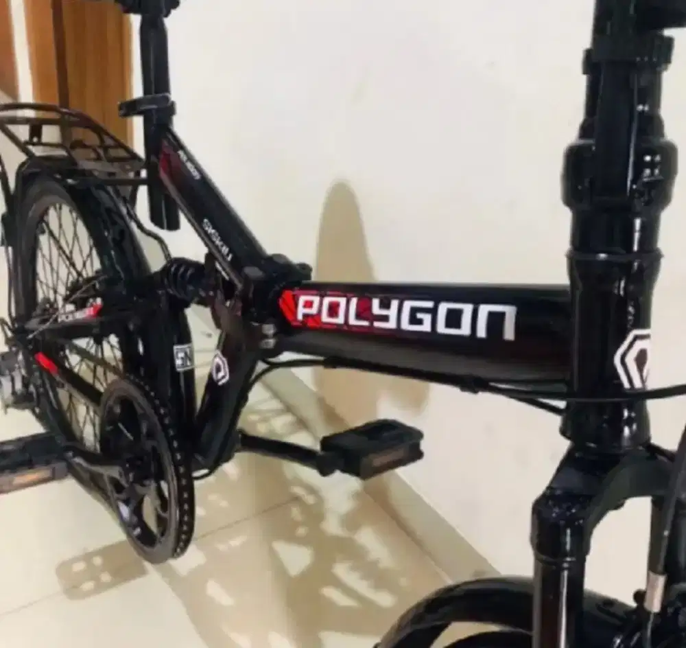 Sepeda lipat repaint polygon