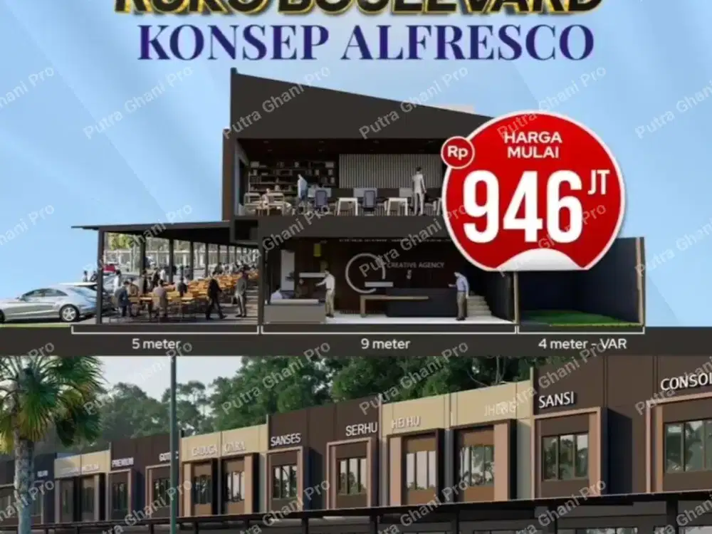 Ruko Siap Usaha Tanah Besar 85m² Sentraland Parung Panjang