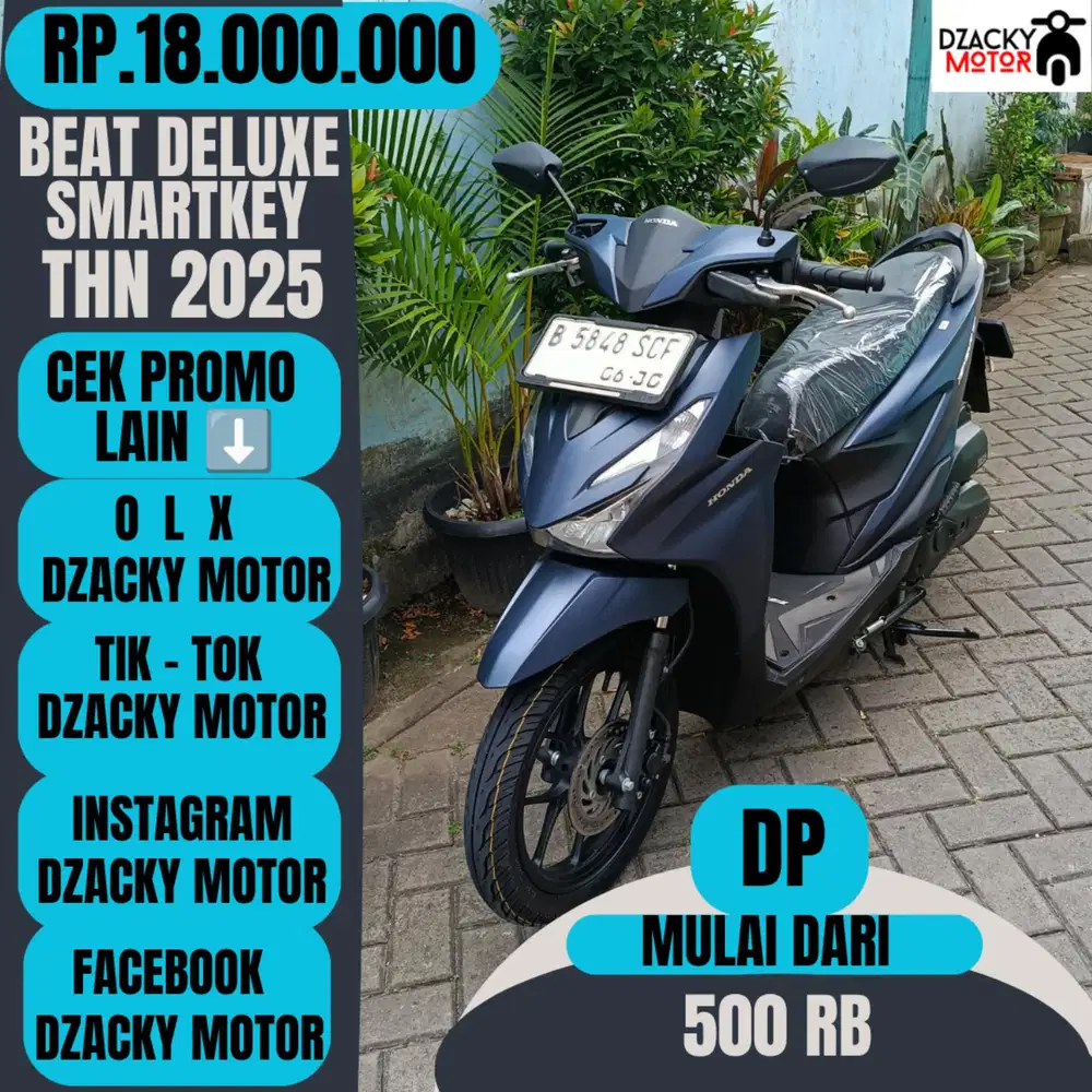BEAT DELUXE SMARTKEY THN 2025 SECOND LIKE NEW