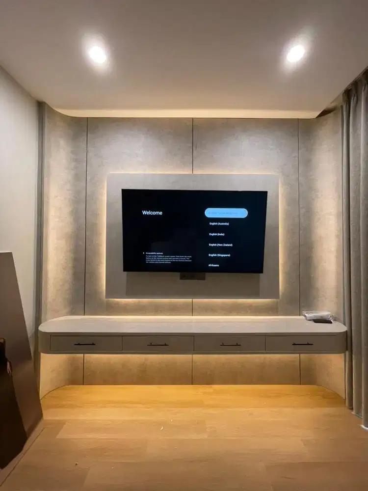 Backdrop tv minimalis