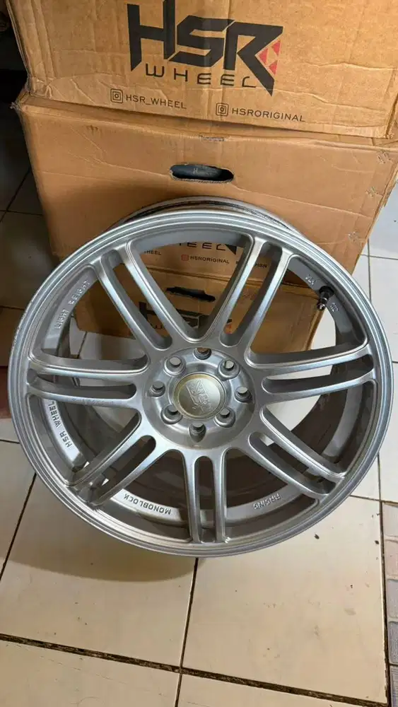 Velg Mobil Jazz Yaris Starlet HSR BOON Ring 17 Lebar 75 PCD 4x100/114