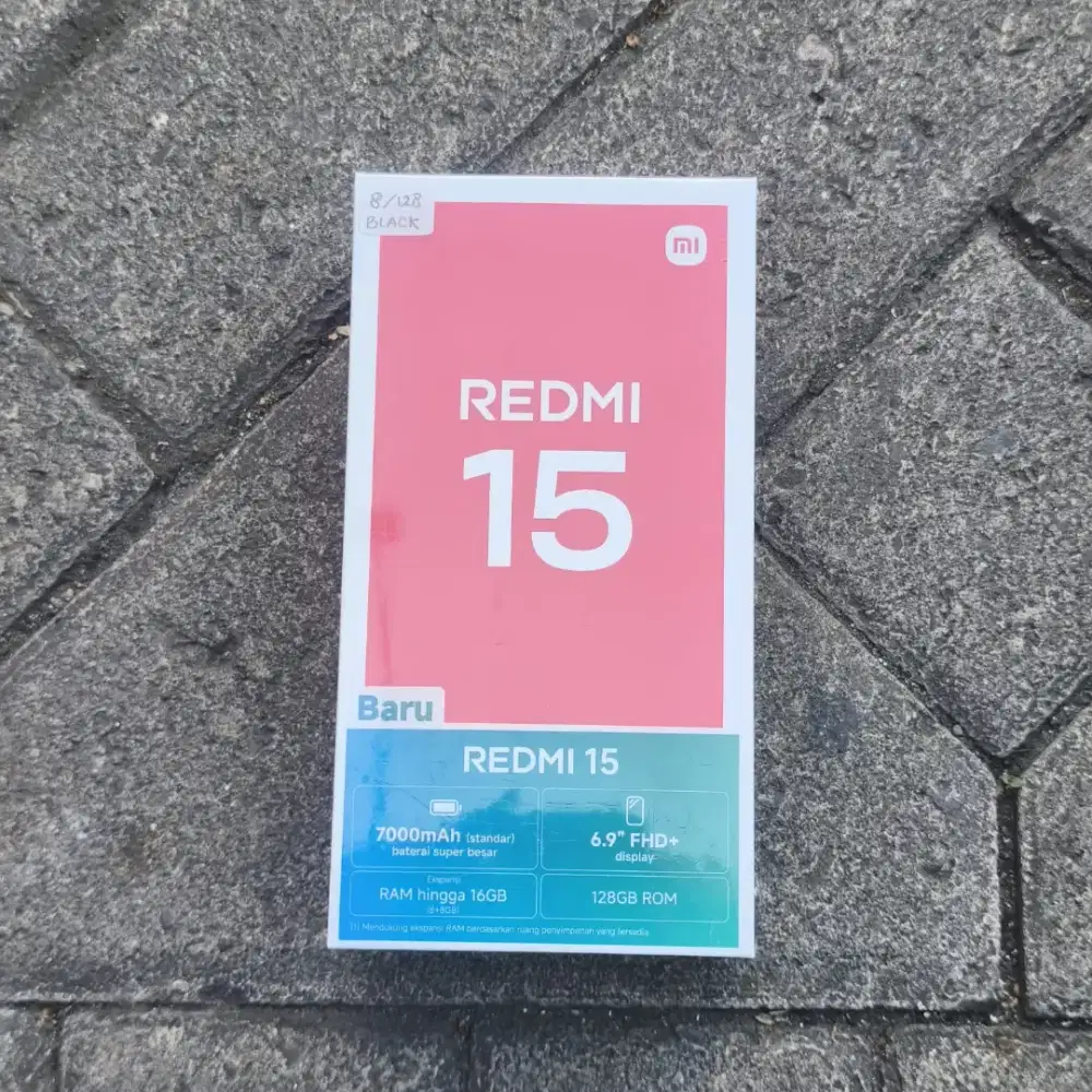 Xiaomi redmi 15 barang baru garansi resmi Xiaomi