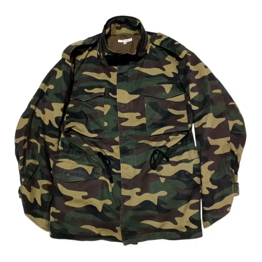 MOUSSY Camoflage Canvas Parka Military Style Jacket Japan Brand