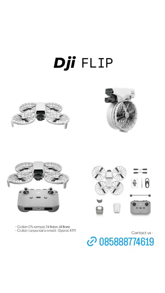 Dji flip cicilan tanpa dp garansi resmi