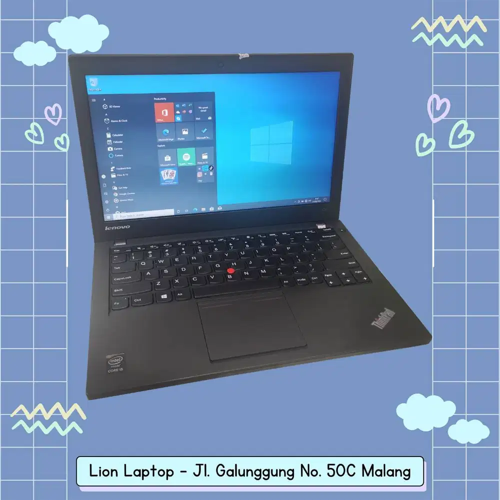 RAM 8GB SSD 256GB Core i5 Murah Lenovo Thinkpad X240 [21|06]