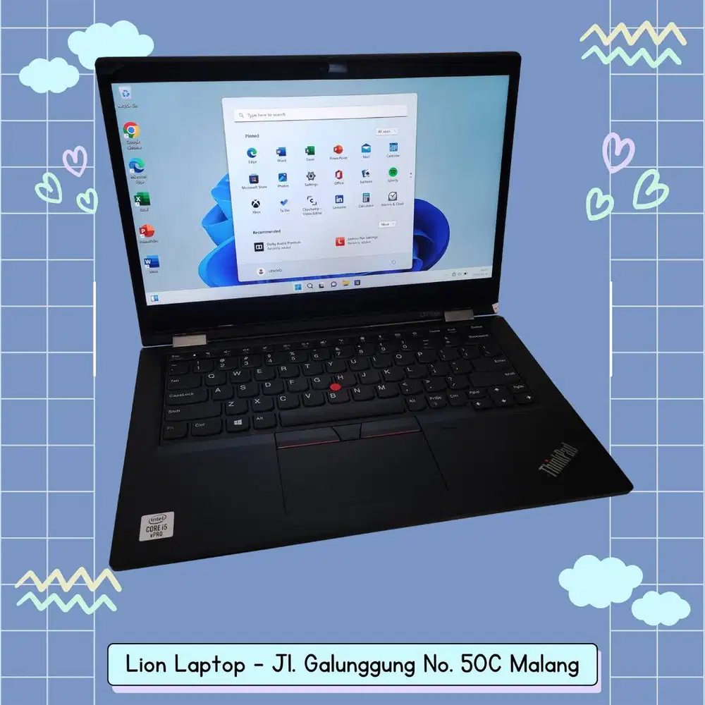 RAM 16GB Core i5 Gen10 Flip 360° SSD 256GB Lenovo Thinkpad YOGA L13 [2