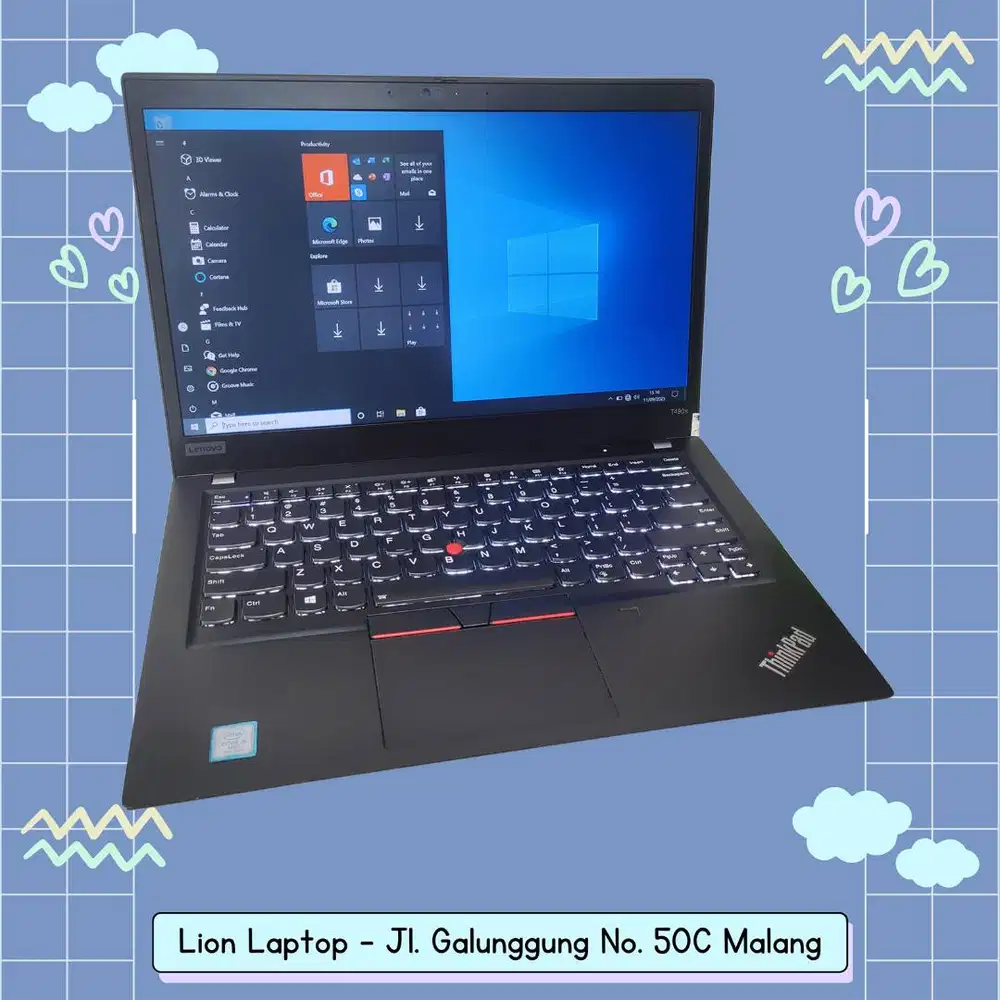 RAM 16GB SSD 256GB Core i5 Slim Lenovo Thinkpad T490s [21|06]