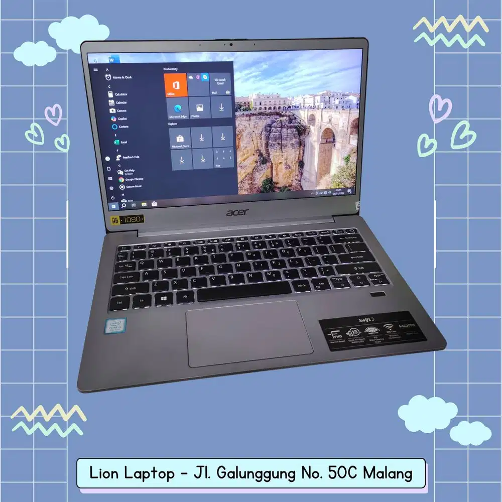 Super Slim Core i5 Gen 8 8/25 Acer Swift 3 SF313-51 [21|06]