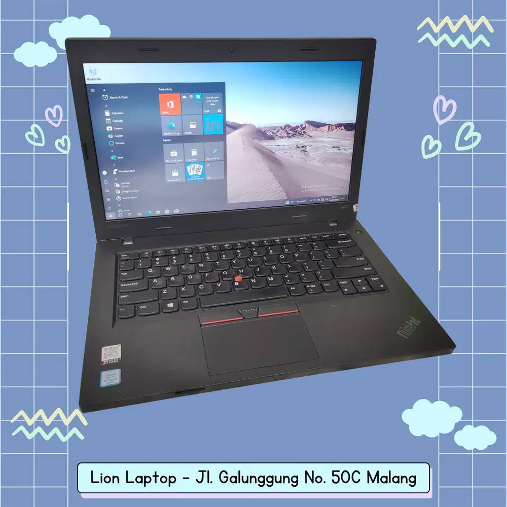 Double VGA Core i5 RAM 8 SSD Lenovo Thinkpad L470 [21|06]