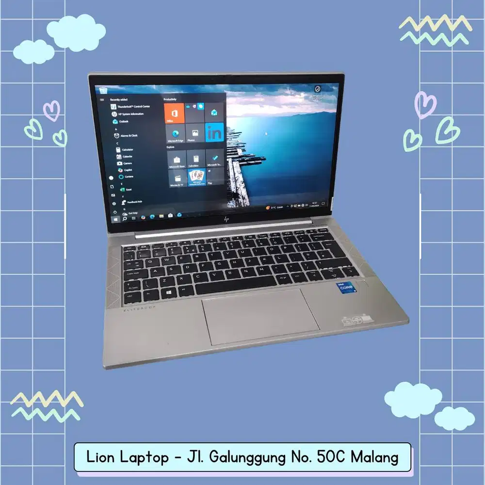 Alumunium Body Core i5 Gen 11 8/256 Slim HP Elitebook 830 G8 [21|06]