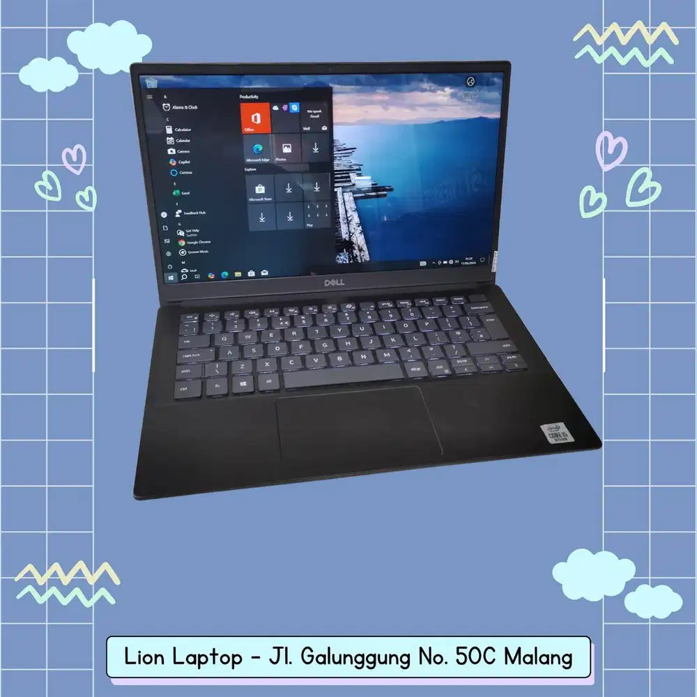 Slim & Ringan Core i5 Gen 10 8/256 DELL Vostro 5391 [21|06]