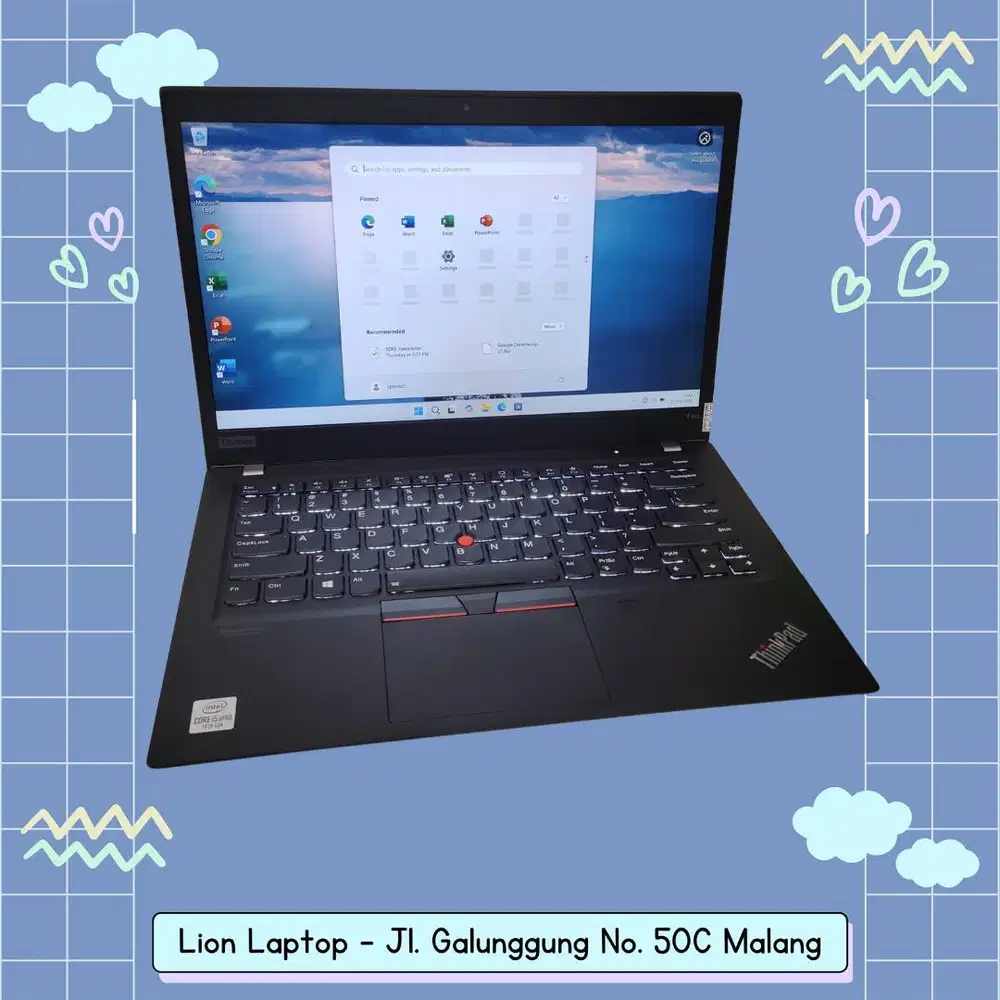 RAM 16GB Slim Core i5 Gen 10 SSD 256GB Lenovo Thinkpad T14s [21|06]