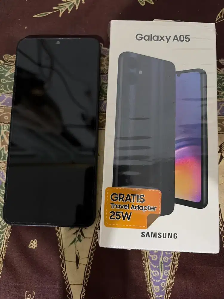 (BISA NEGO) HP SAMSUNG A05 6/128GB BLACK ORI