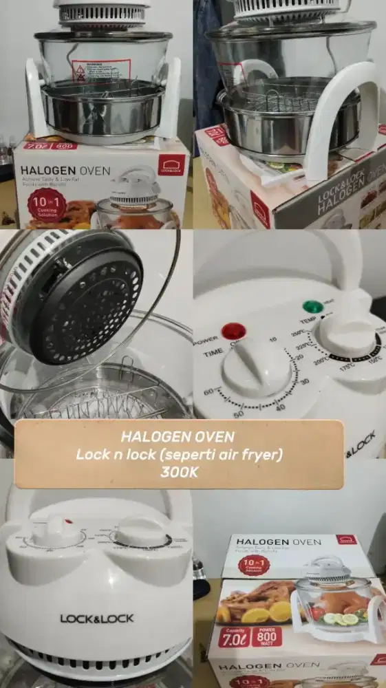Halogen oven lock n lock